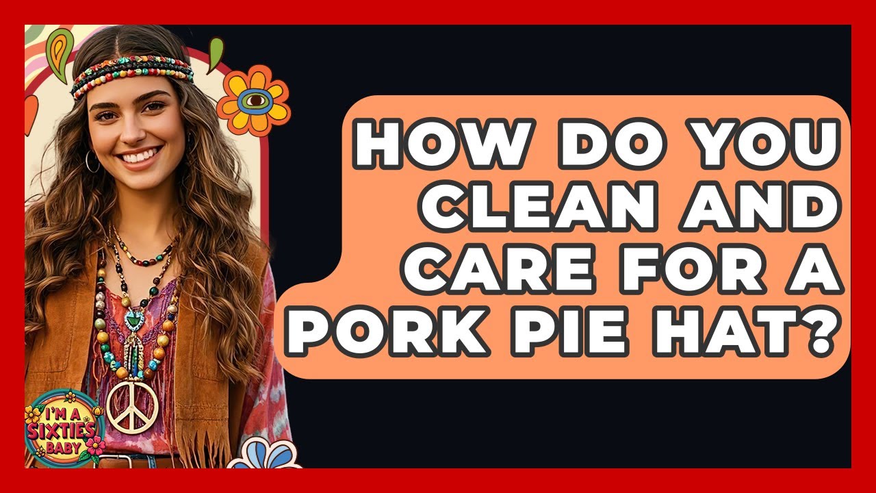 How Do You Clean And Care For A Pork Pie Hat? - I'm a 60s Baby