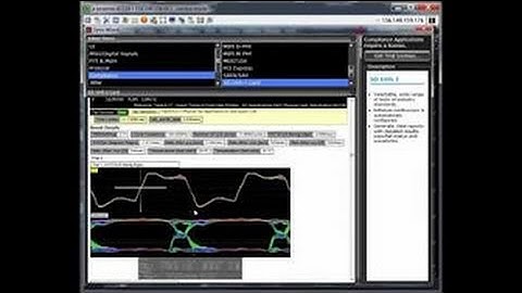 SD Card UHS-II Compliance Application Demo for Keysight Oscilloscopes
