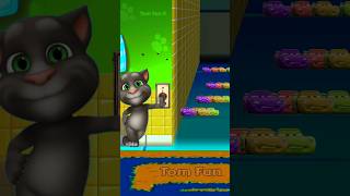 Car Race My Talking Tom 2 😅 #shorts #tom #cat #challenge #funny #mytalkingtom #trend1