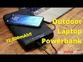 New outdoor laptop power bank  72000mah