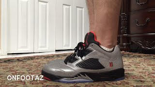 jordan 5 neymar on feet