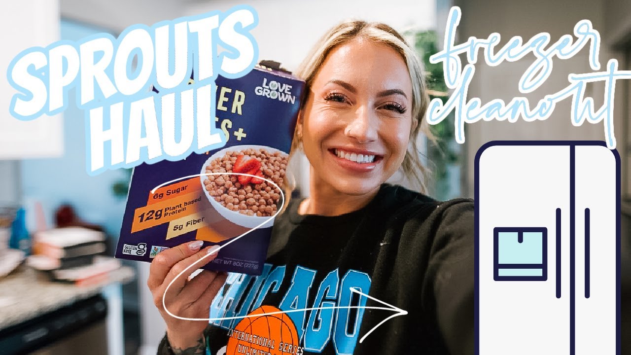 SPROUTS GROCERY HAUL & TASTE TEST | ORGANIZE MY FREEZER!