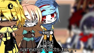 Bad sanses reacts to Star sanses/fallen stars | My au | Continued? | By: ?????·˚ ༘