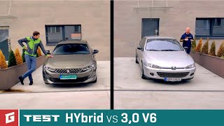 Peugeot 406 3,0 V6 vs Peugeot 508 SW HYbrid Plug-in - GARAZ.TV