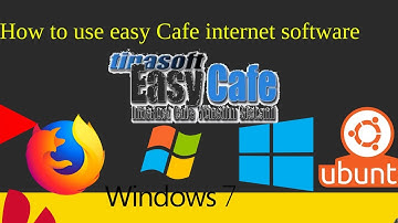 How to use easy Cafe internet software