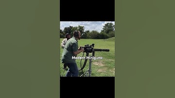 Gatling Gun vs. Modern Electric Minigun