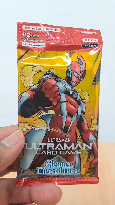 Unpacking 1st Ultraman Card Game Booster Pack 04 - Gleam of Eternal Hope