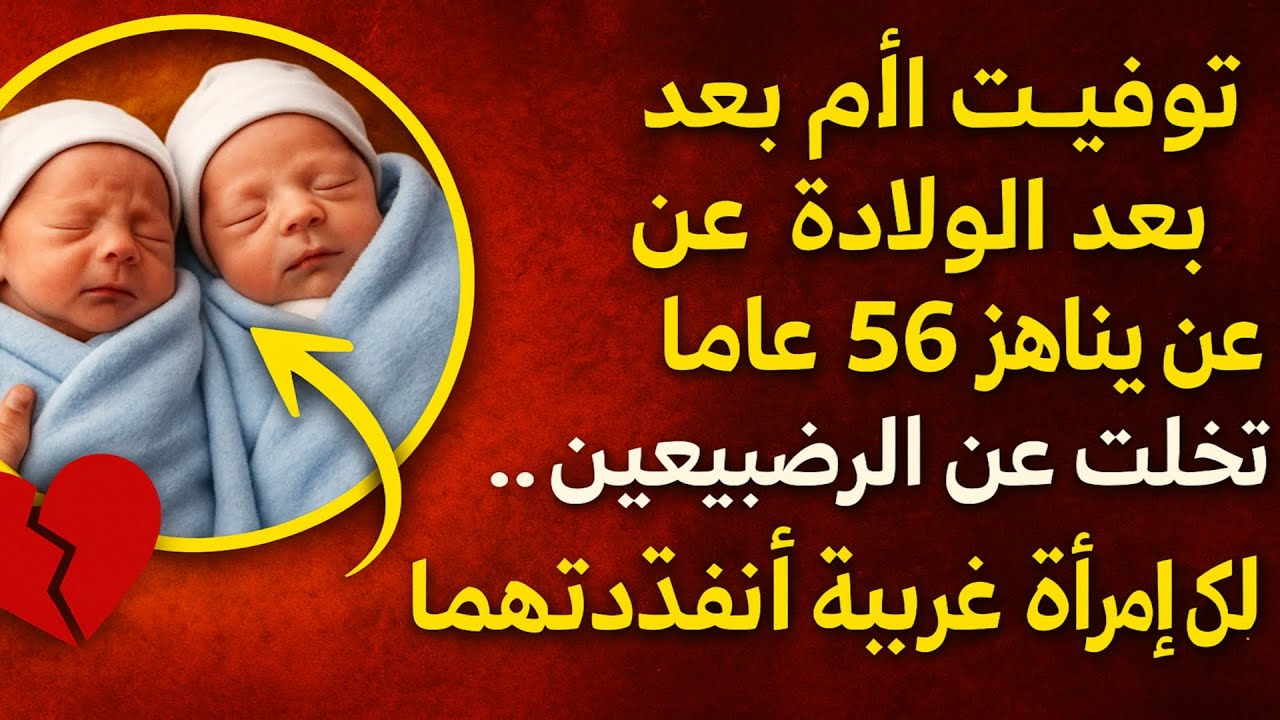 💔 توفيت الأم بعد الولادة عن عمر يناهز 56 عامًا. تخلت الابنة عن الرضيعين... لكن امرأة غريبة أنقذتهم