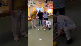 Don’t Underestimate Grandpa… His Bocce Shot Is Insane 🤯