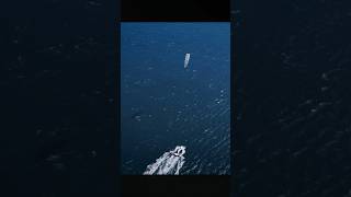 Сто километров в час по воде без топлива.  #скорость #экстрим #лодка #ветер #sp80