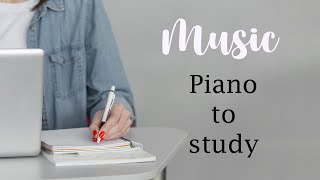 Piano melody to study. Soft music 🎹