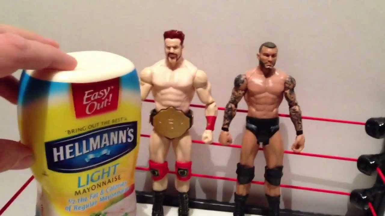 WWE ACTION INSIDER: Sheamus vs Randy Orton battlepacks wrestling figures review "grims toy show"