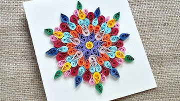 How To Create A Colorful Quilled New Year