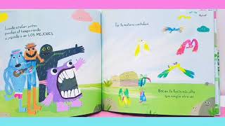 Monstruo Azul  cuento infantil contado a 2 voces cuenta sueña