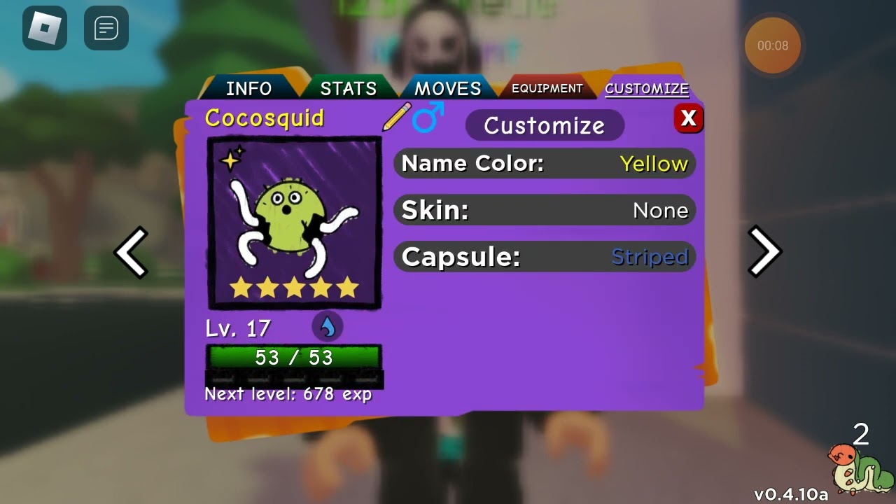 my mp cocosquid in doodle world (roblox)