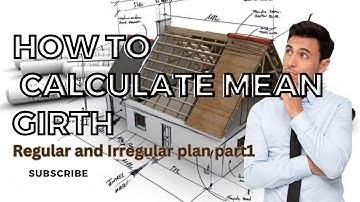 How to Calculate the Mean Girth of a Building Plan | Regular Shaped Plan Explained #quantitysurveyor