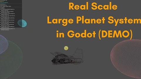 Space and Planet Rendering system using real world scales without the use of double precision (DEMO)