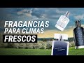 Top 10 - Fragancias MASCULINAS para clima FRESCO #climafresco