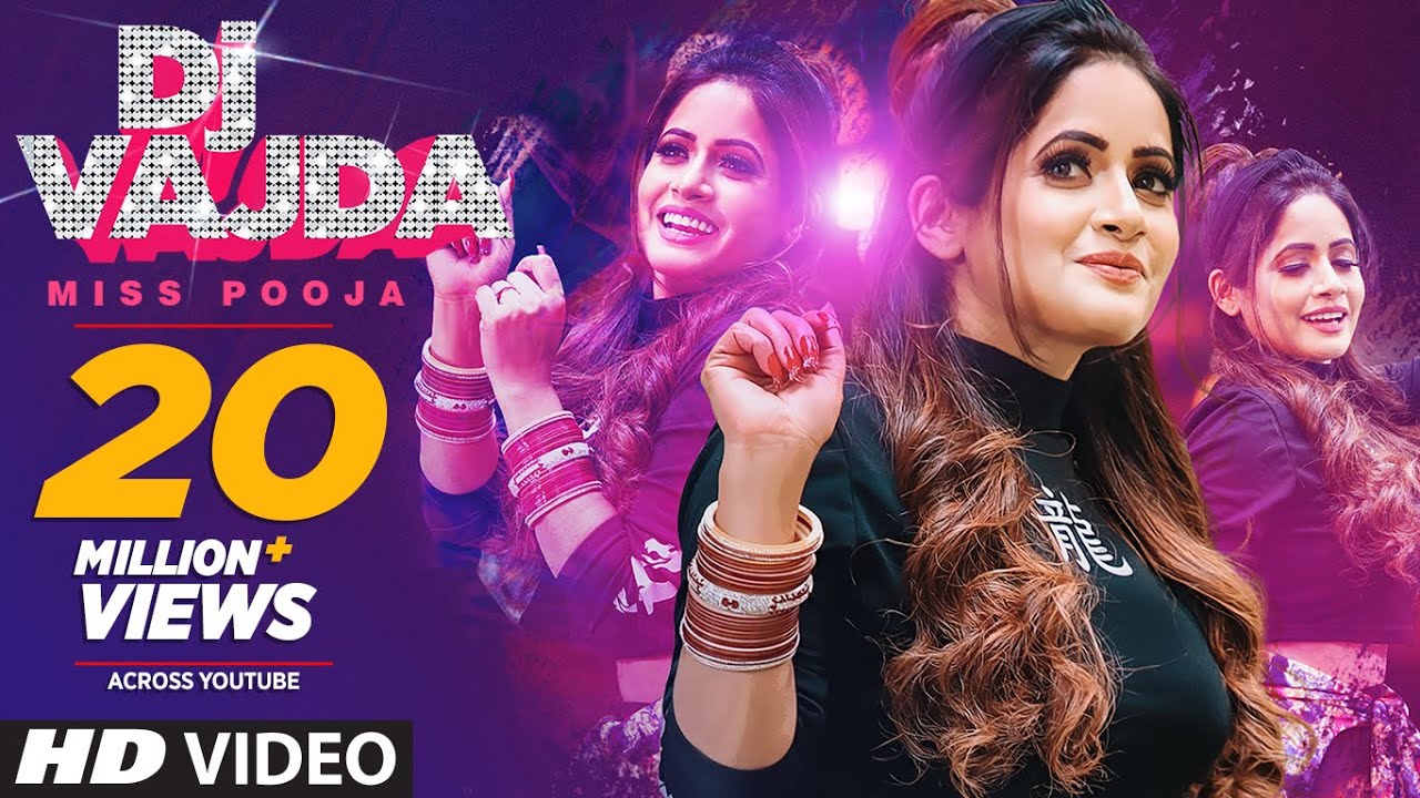 Dj Vajda Full Song Miss Pooja  Juss Musik  Binder Nawepindia  Latest Punjabi Songs 2020