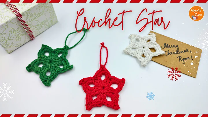 Quick & Easy Crochet Star: Perfect for Gift Tags or Christmas Ornaments