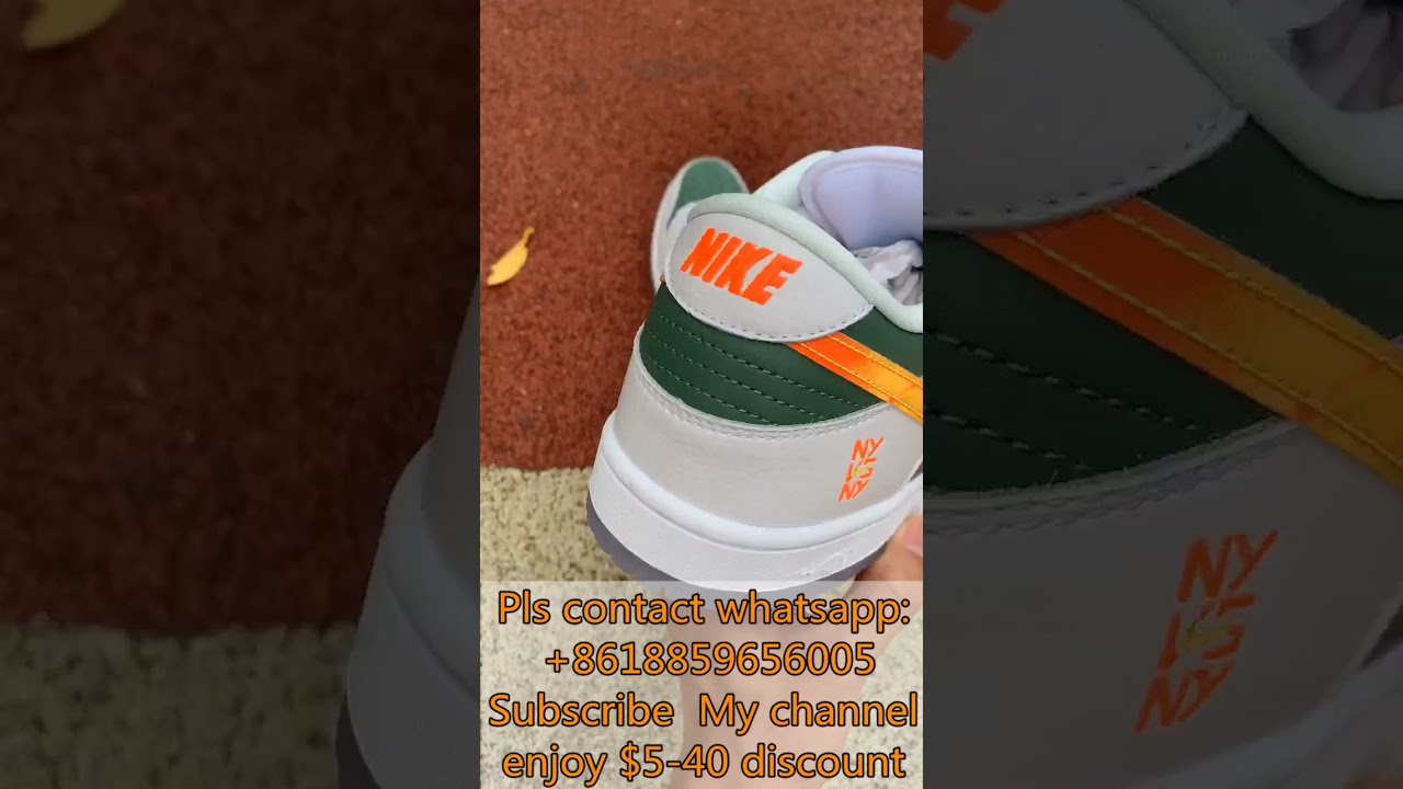 Nike SB Dunk Low NY vs NY White Green Orange DN2489 300