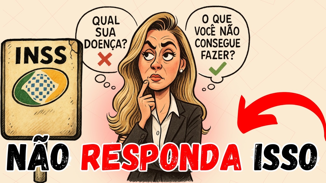 A PRIMEIRA PERGUNTA DO PERITO DO INSS (e o ERRO que pode custar seu benefício)