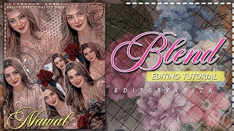 BLEND EDITING TUTORIAL FOR FANPAGES 💜 BY ARIZA