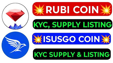 RUBI COIN ।। RUBI COIN LISTING ।। ISUSGO KYC ।। ISUSGO LISTING । RUBI NEW UPDATE । ISUSGO NEW UPDATE