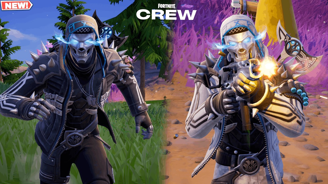 Fortnite March 2026 Crew Pack (Skull Raider Skin) GAMEPLAY!
