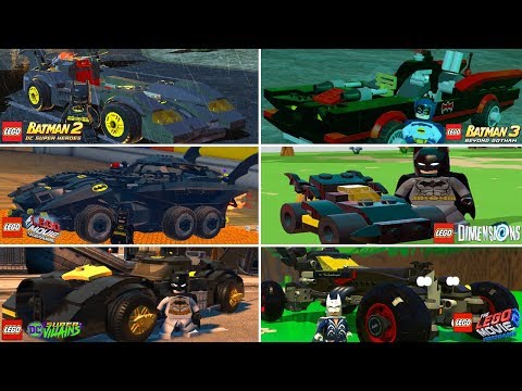 Видео: Бэтмобиль Эволюция в видеоиграх LEGO (с All DLC)