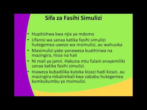 Form3 Kiswahili lesson5 Uainishaji wa Fasihi Simulizi