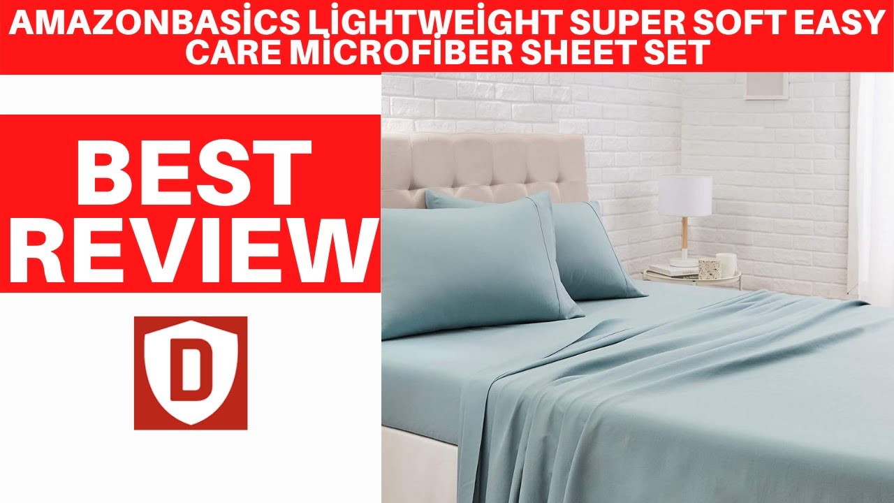 amazon basics bedsheet - review