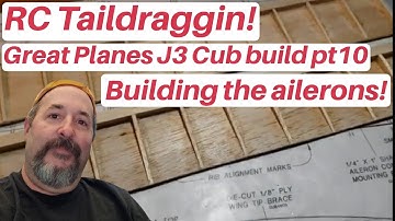 RC Taildraggin! Great Planes radio controlled J-3 Piper Cub build video #10