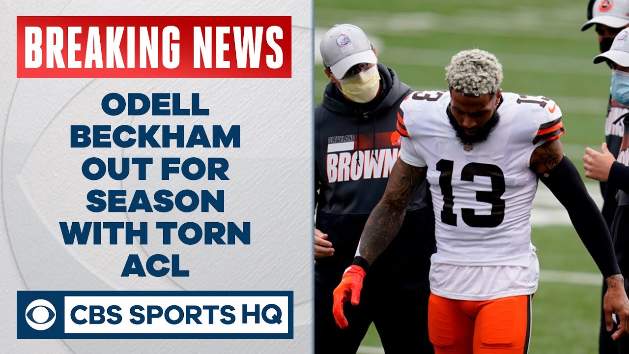 Browns WR Odell Beckham Jr. out for season with torn ACL