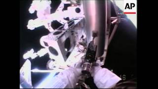Astronauts' spacewalk at International Space Station