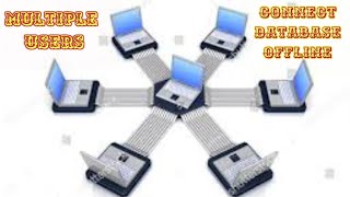 Offline Multiple User | How to connect database offline | Accounting Software | Inventory Management