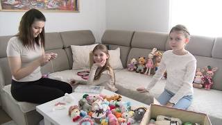 Maja Petković iz Doboja japanskom tehnikom heklanja izrađuje igračke – 21.02.2026.