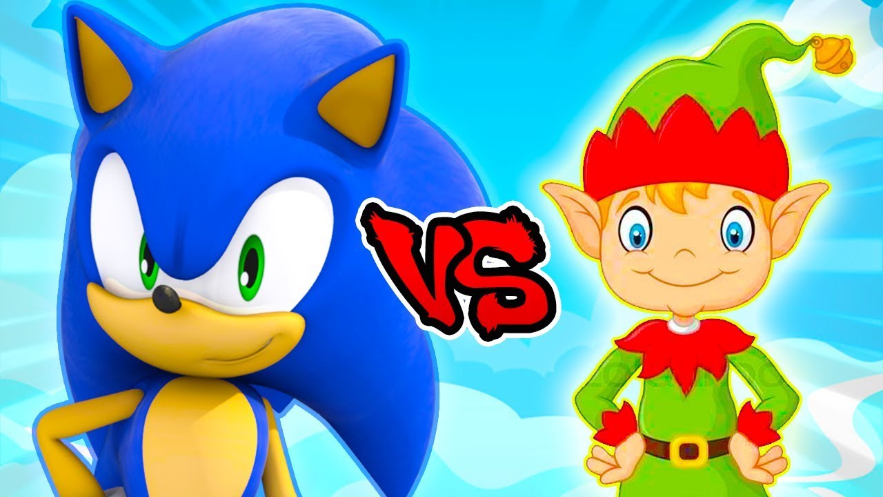 Sonic Vs Christmas Elves - Epic Battle - Left 4 dead 2 Gameplay (Left 4 dead 2 Custom Skin Mods)