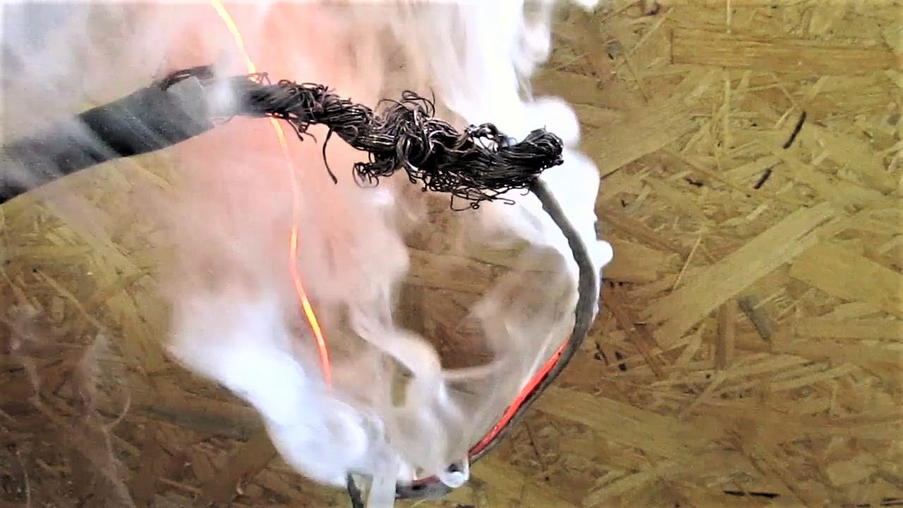 Как ГОРИТ ПРОВОДКА. Сила ТОКА