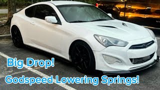Lowering Genny on Godspeed Traction- S Lowering Springs! Huge Difference! 