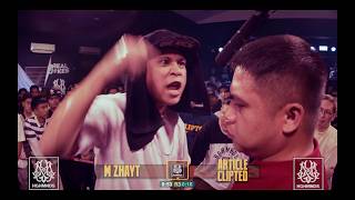FlipTop - M Zhayt vs Article Clipted