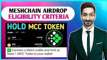 😇Meshchain Eligibility Criteria For Airdrop