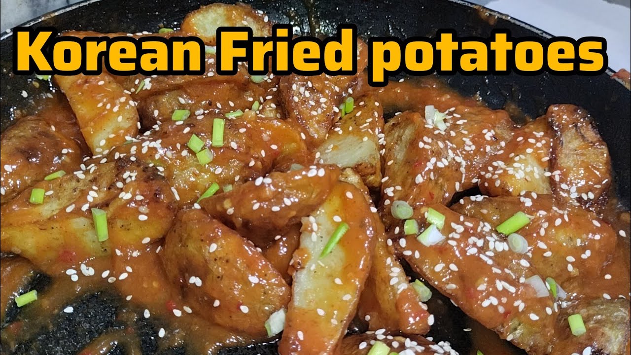 korean food korean potato side dish stir fried potatoes korean