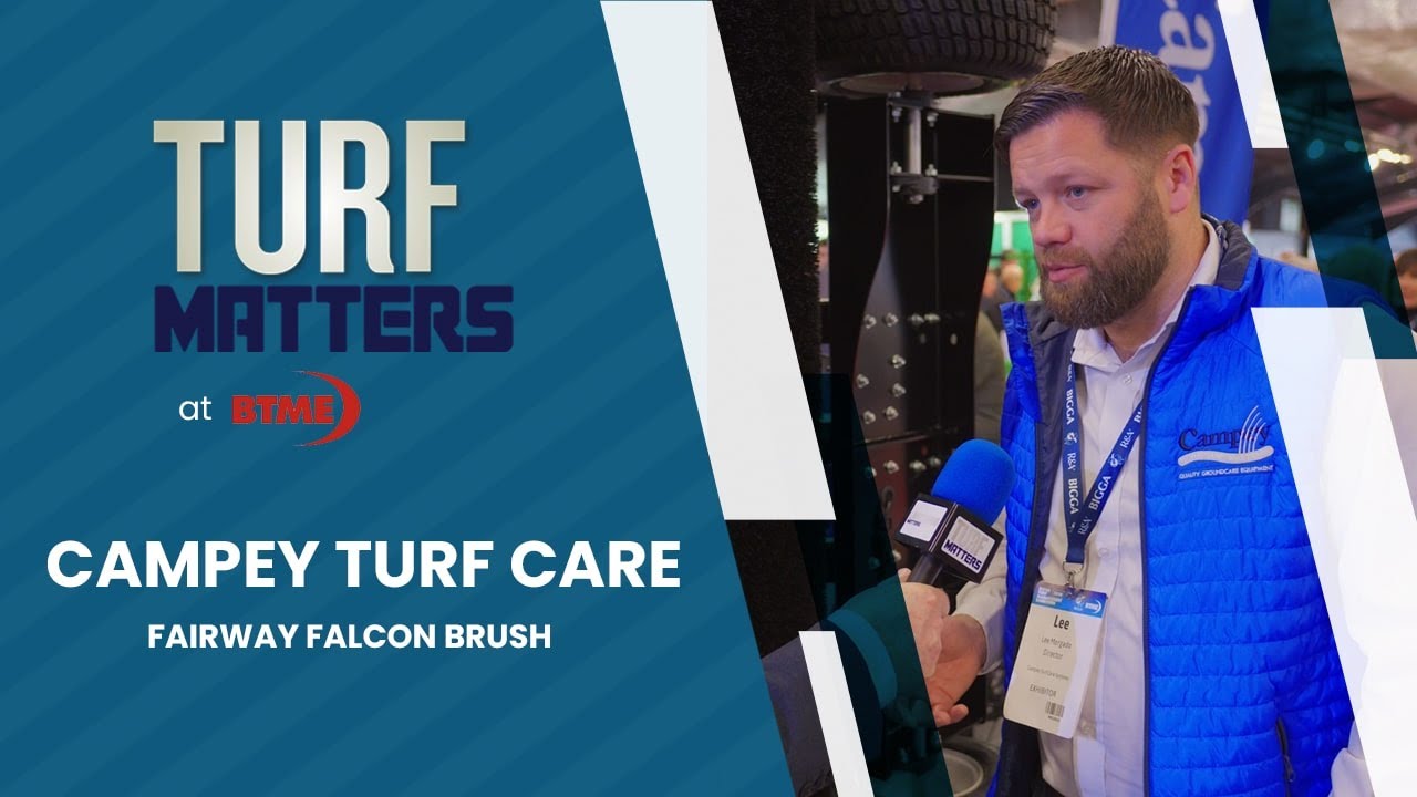 Campey Turf Care launch the Fairway Falcon brush