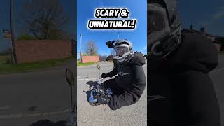scary &amp; unnatural 😂 monkey bike life #monkeybike #motorcycle #ukroads #bikelife #pov