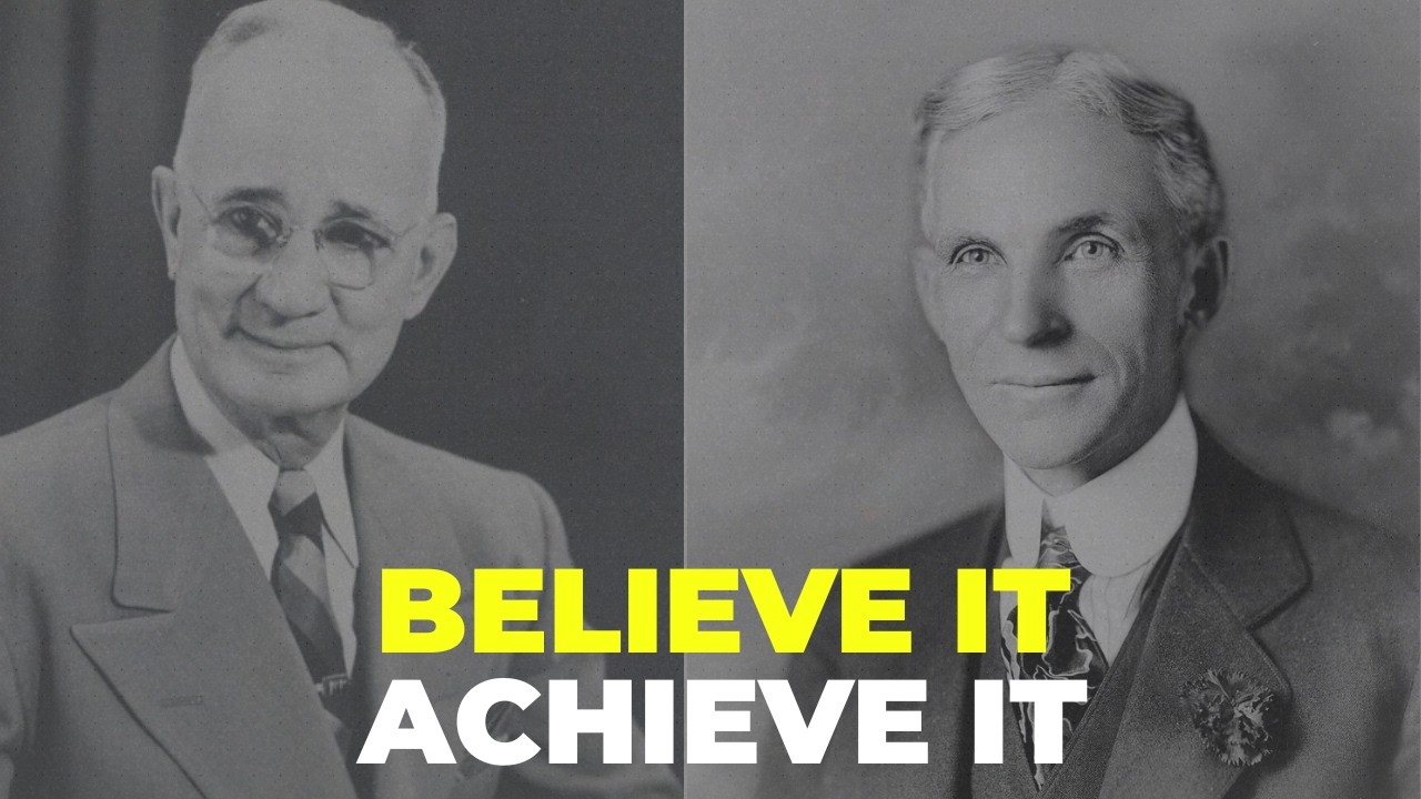If You Can Believe It, You Can Achieve It - Napoleon Hill #motivation