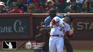 Ejection 169 - Doug Eddings Tosses Matt Carpenter From Bench After Check Swing Strike to Arenado