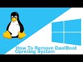 How To Remove Dual Boot Operating System in Hindi on Windows 7 2020