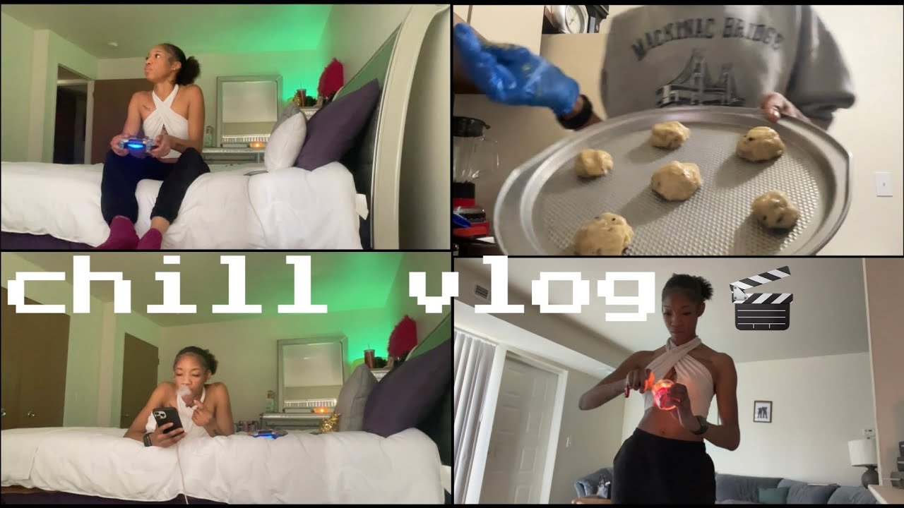 VLOG 🌫| baking cookies, smoke sesh, just vibing |