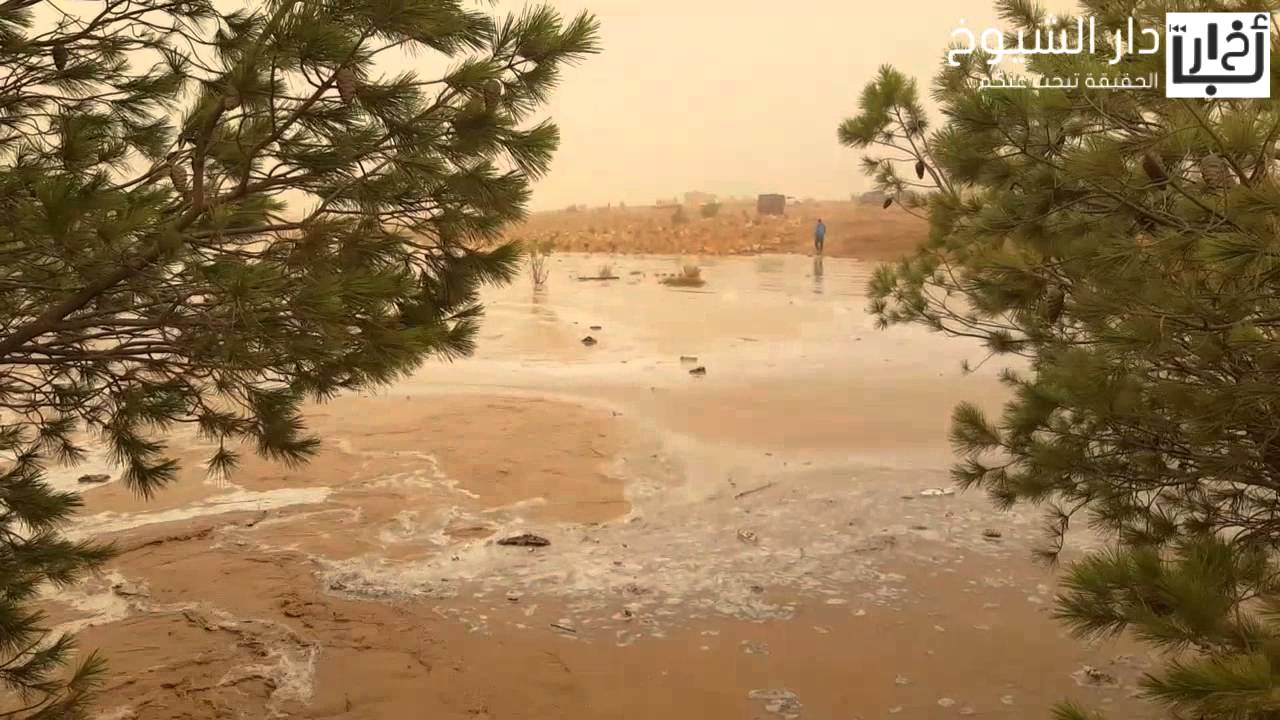 الوديان تجرف القبور بمقبرة  القباب دار الشيوخ